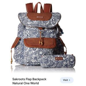 SAKROOTS Natural Flap Backpack